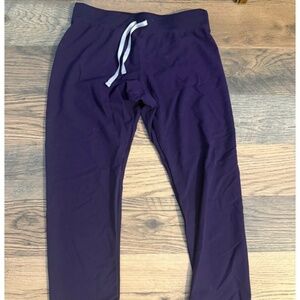 Figs medium dark purple Livingston pants